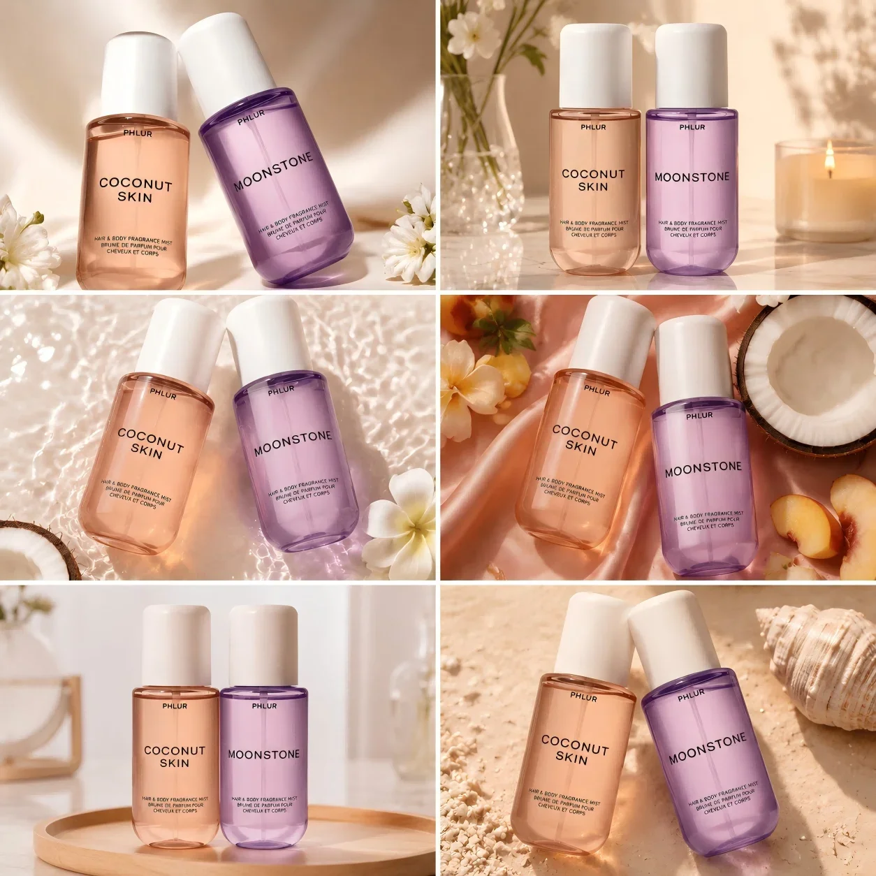 Perfume Fragrance Mist - Набор ароматических спреев для тела и