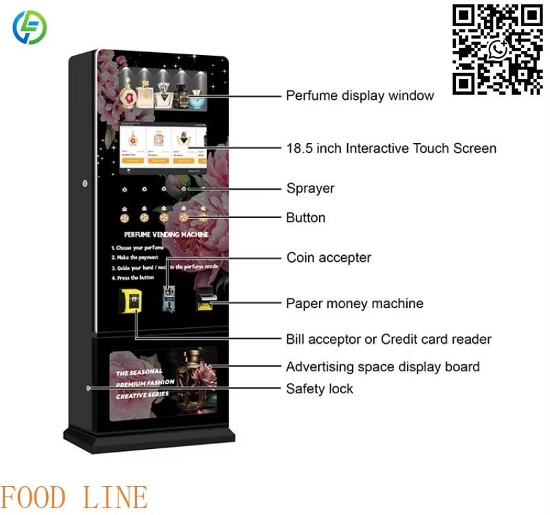 Индивидуальный популярный опто – обзор и цена Perfume Fragrance Vending Machine
