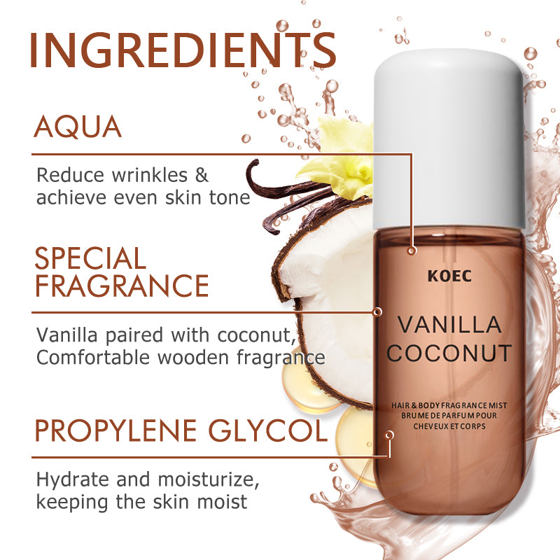 KOEC ванильный и кокосовый аро – обзор и цена Perfume Fragrance Mist